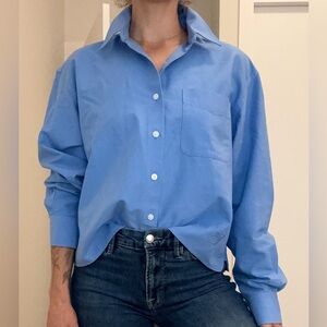 JW Anderson X Uniqlo boxy oxford shirt